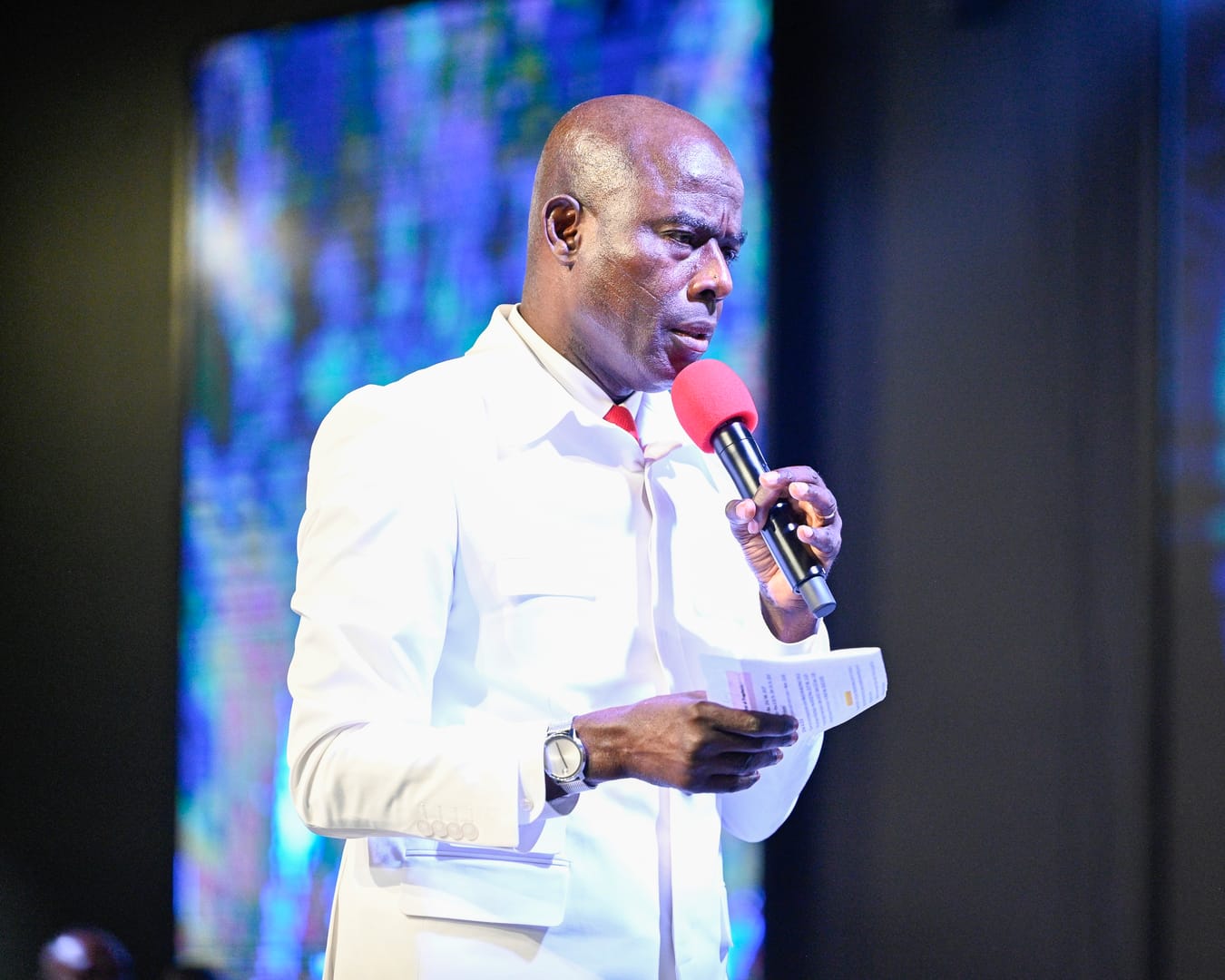 Pastor David Oladosu ministering